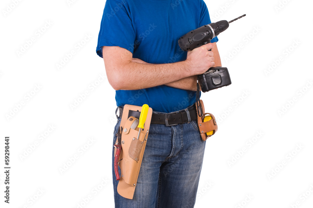 Blue collar worker. Blue collar worker.