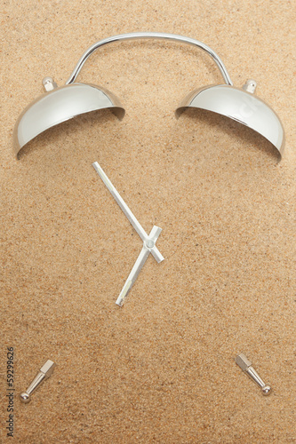 watch, sand, arrows