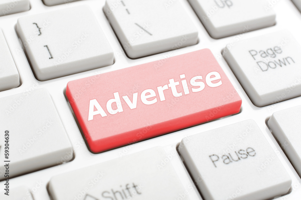 Advertise on keyboard Advertise on keyboard