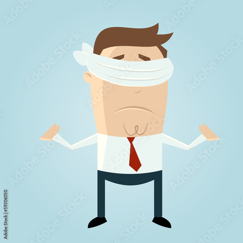 augen verbunden business blind