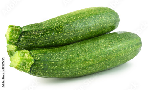 zucchini isolated on a white background