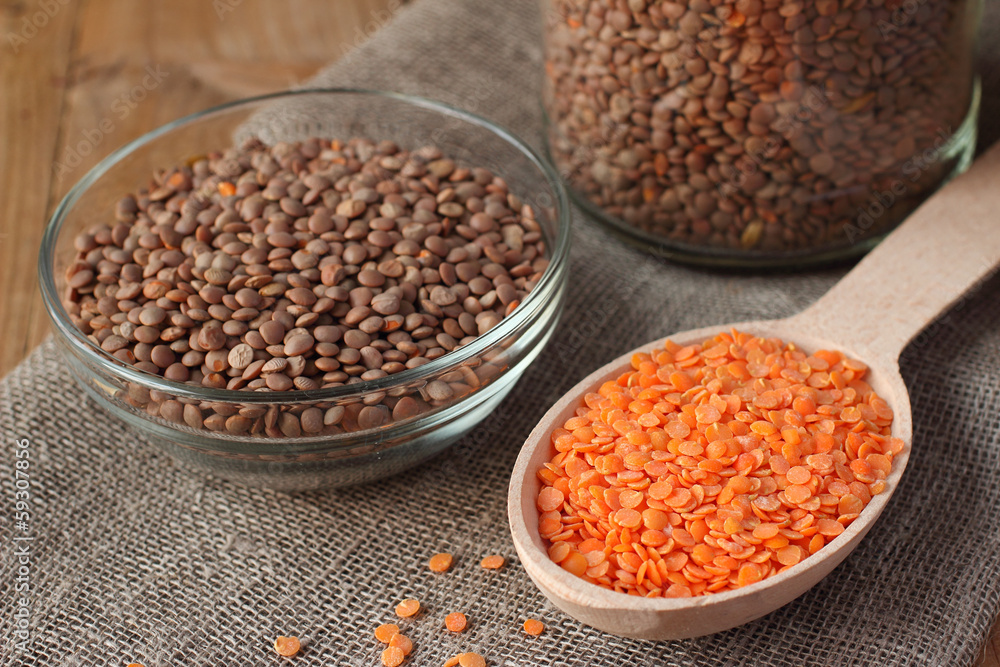 Red lentils Red lentils