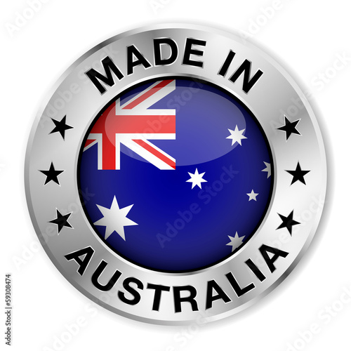 Made In Australia Silver Badge