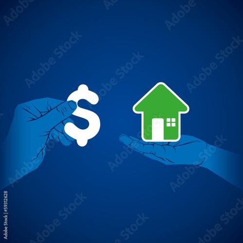 buy property concept vector