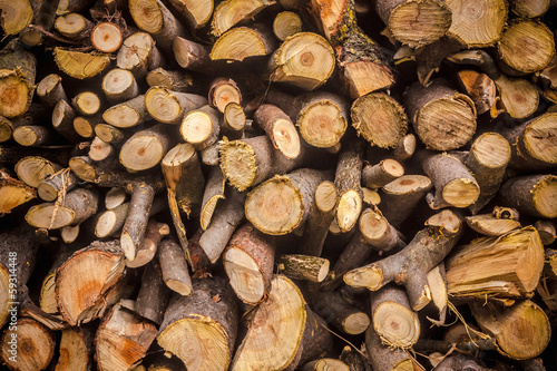 Pile Of Wood Logs