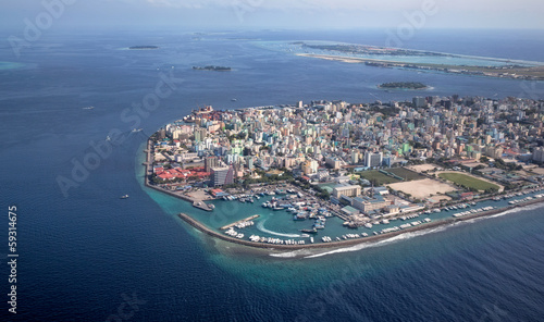 City of Male in Maldives region