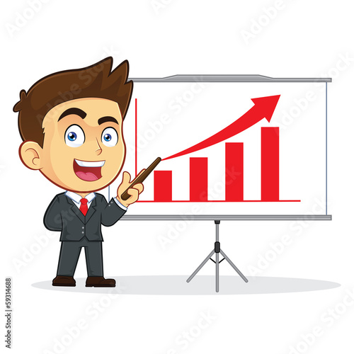 Businessman Doing a Presentation
