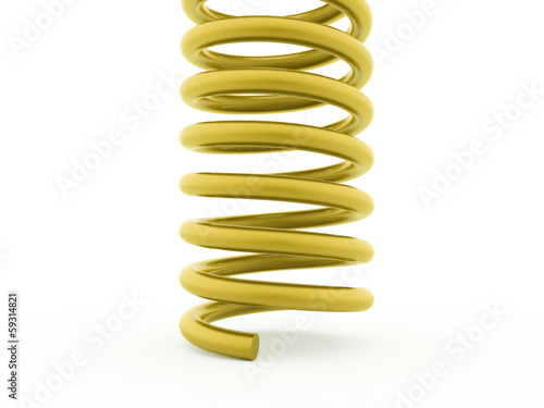 Spiral string concept rendered isolated