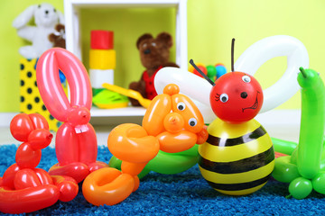 Simple balloon animals and other toys