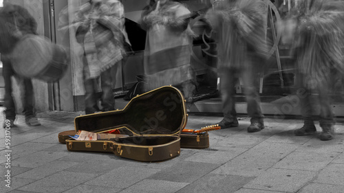 Street musicians in Graz, Austria