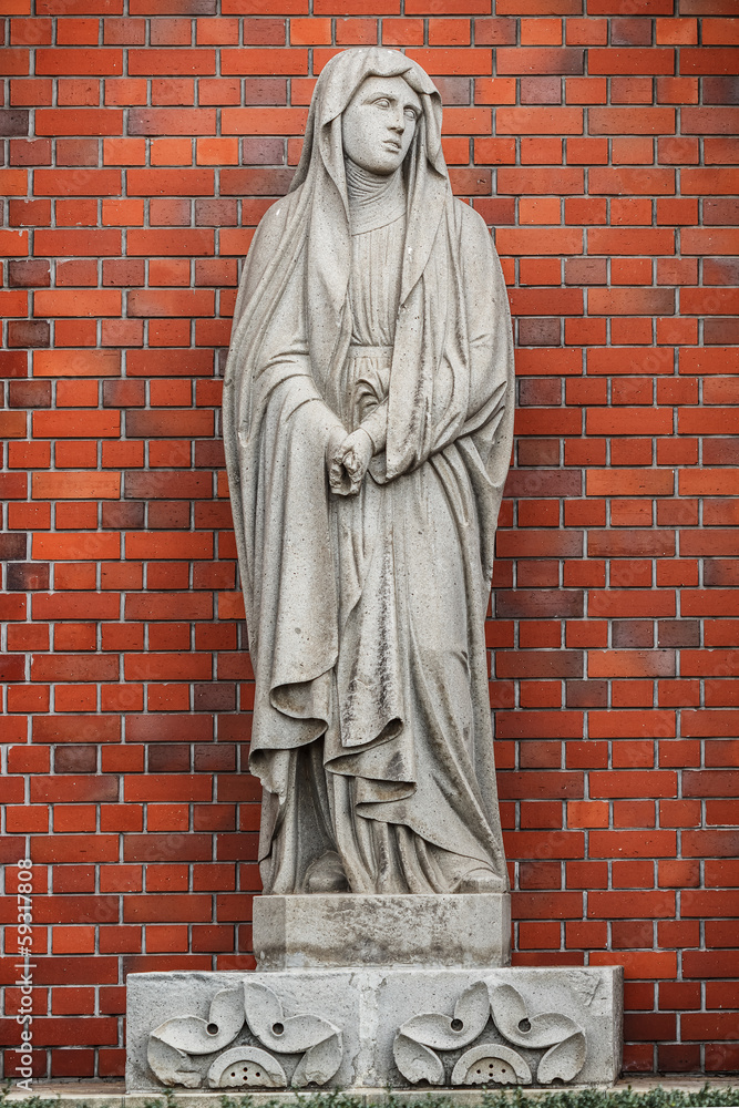 Virgin Mary's statue at Urakami Cathedral