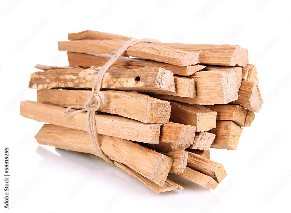 Stack of firewood isolated on white Stack of firewood isolated on white