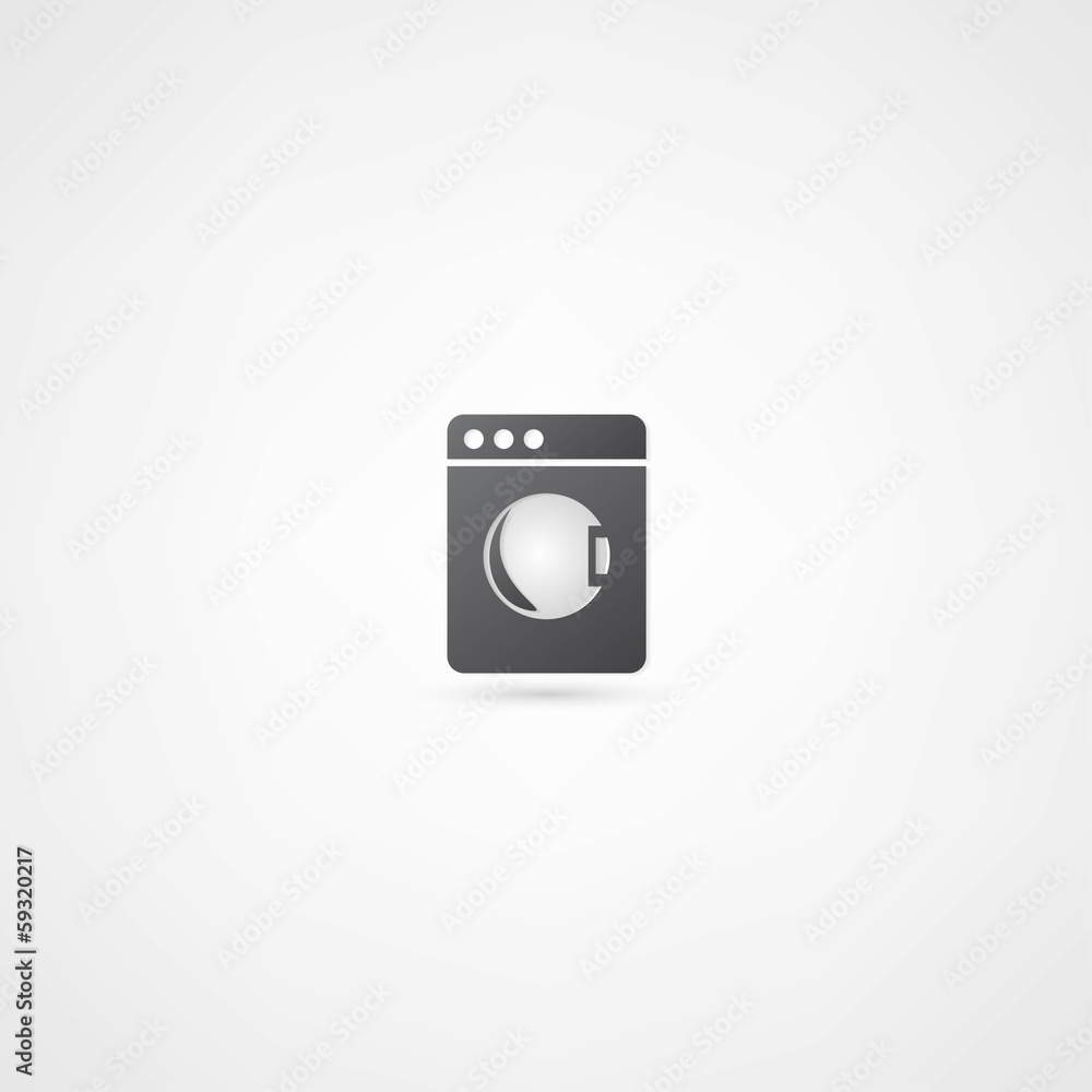 washing machine icon washing machine icon