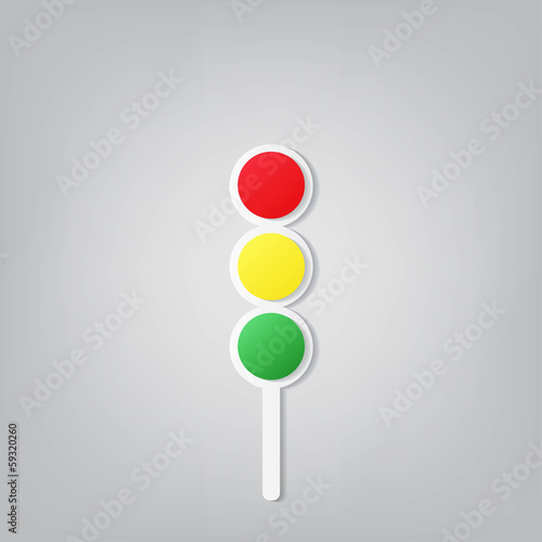 Traffic lights icon