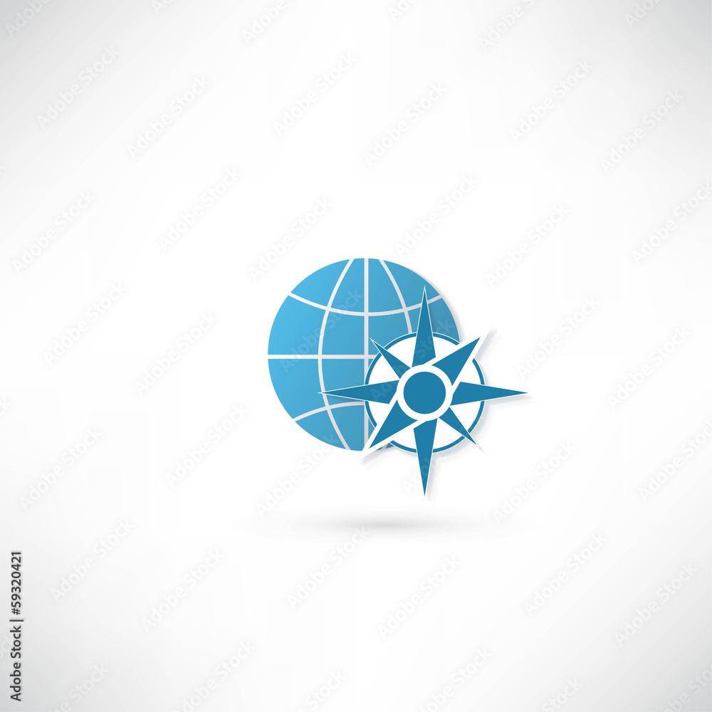 Fototapeta premium Compass Icon