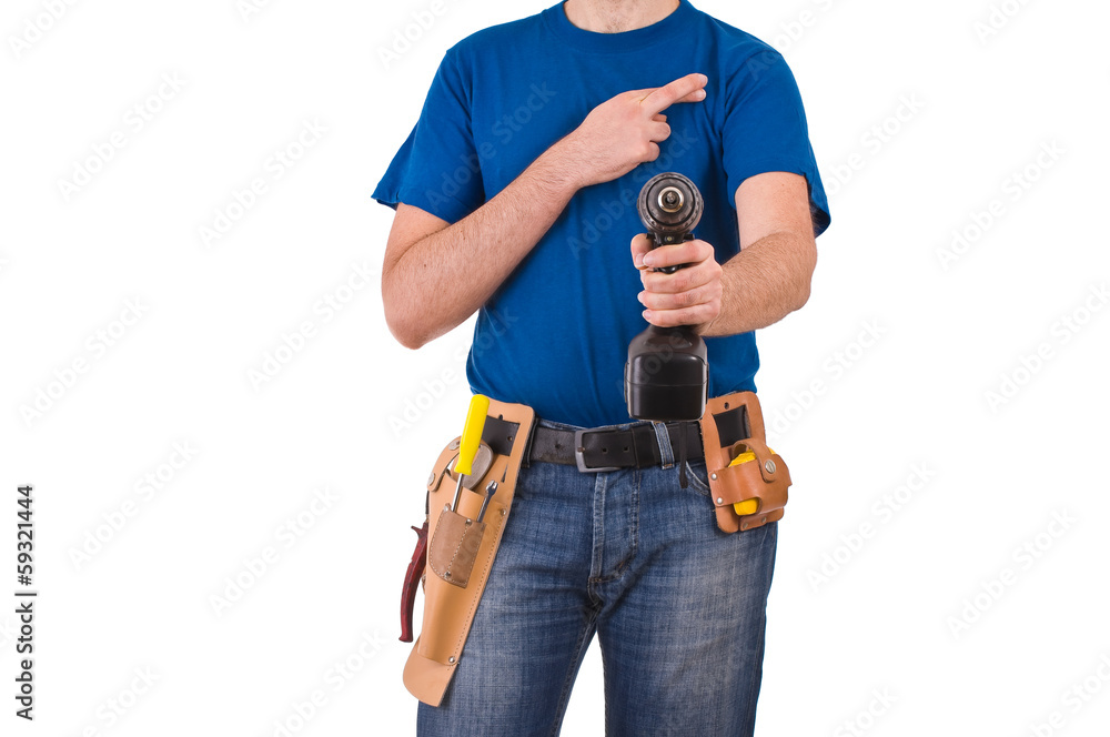 Blue collar worker. Blue collar worker.