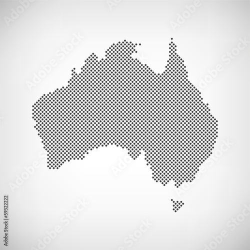 Australien Karte Punkte