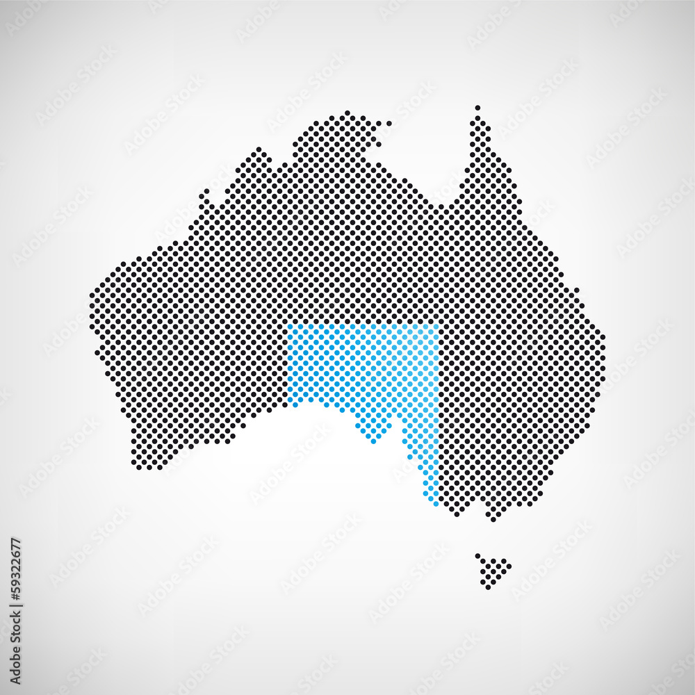 Australien Karte Südaustralien