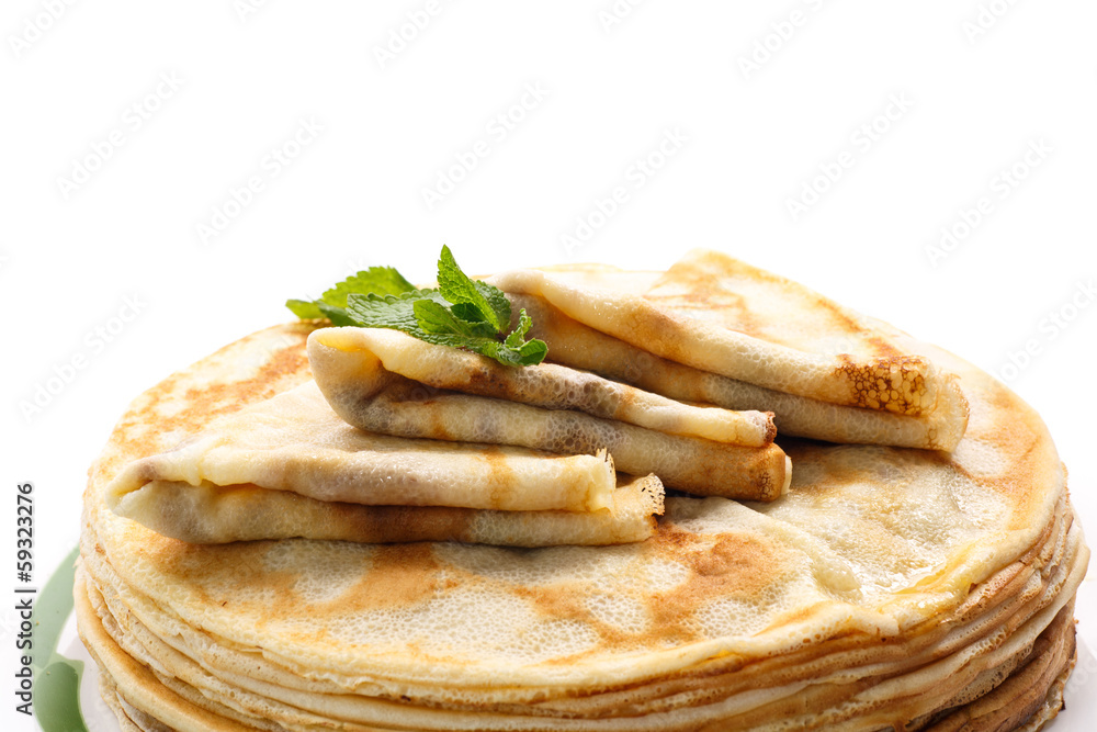 pancakes with honey pancakes with honey