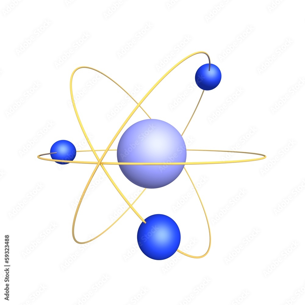 Molecule, 3D render.