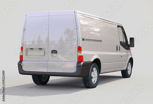 Commercial van photo