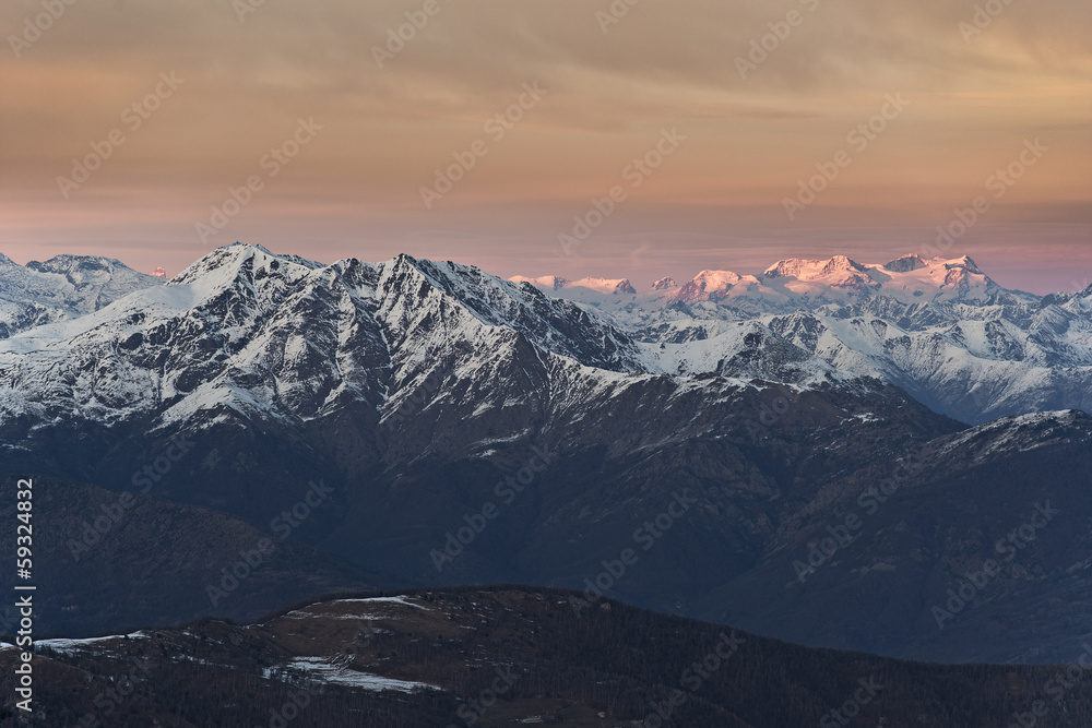 Piedmont's mountain landscapes