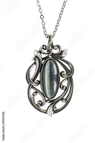 Photography Silver pendant