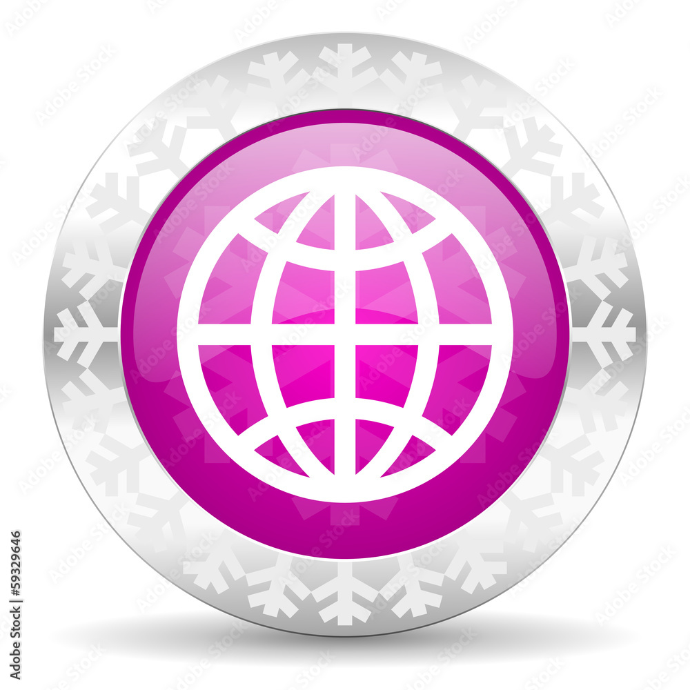 earth christmas icon earth christmas icon