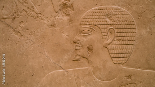 Ancient Egyptian wall relief