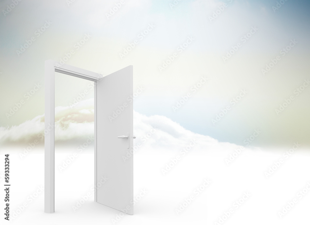 Open door in sky Open door in sky