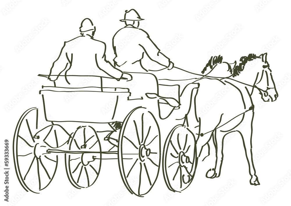 hand drawn horses hand drawn horses