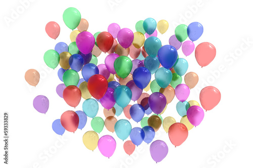 Colourful balloons