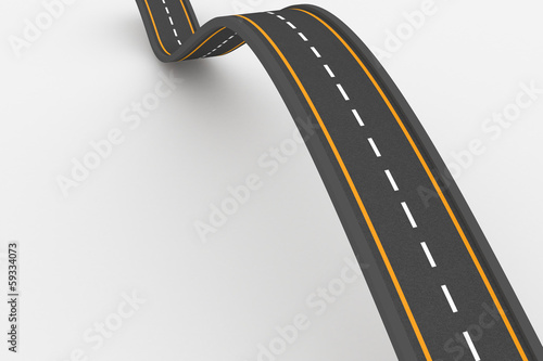 Slika na platnu Bumpy road background