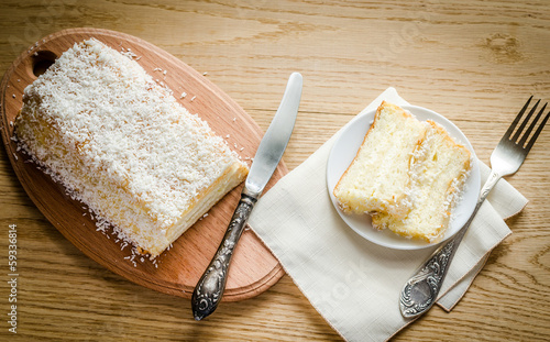 White Angel Food Cake