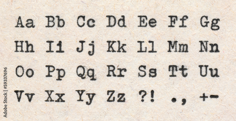 ABCD letters