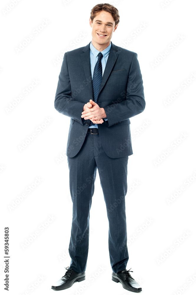 Studio shot of handsome corporate guy Studio shot of handsome corporate guy