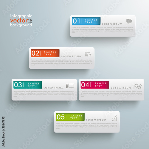 White Rectangles Colored Holes