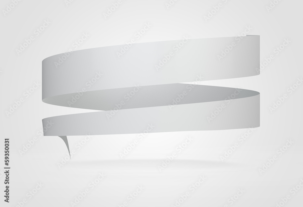 Circular Werbebanner Weiß Circular Werbebanner Weiß