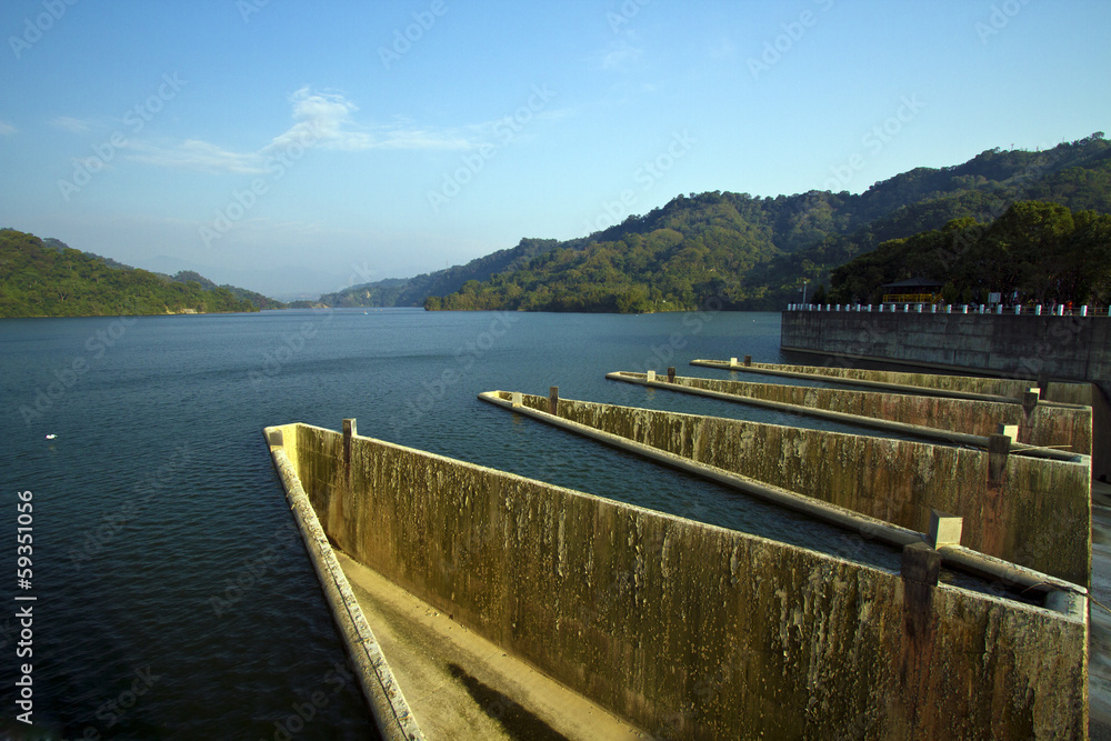 Liyutan reservior in Taiwan