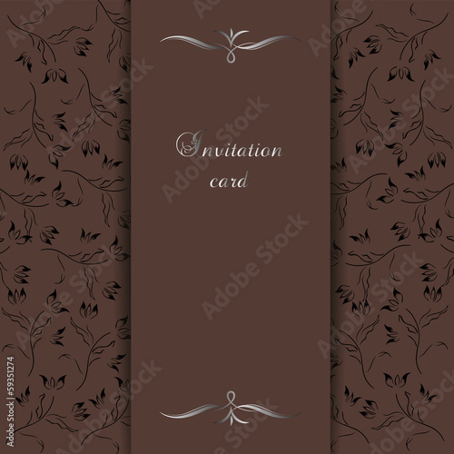 Elegant background for invitation card