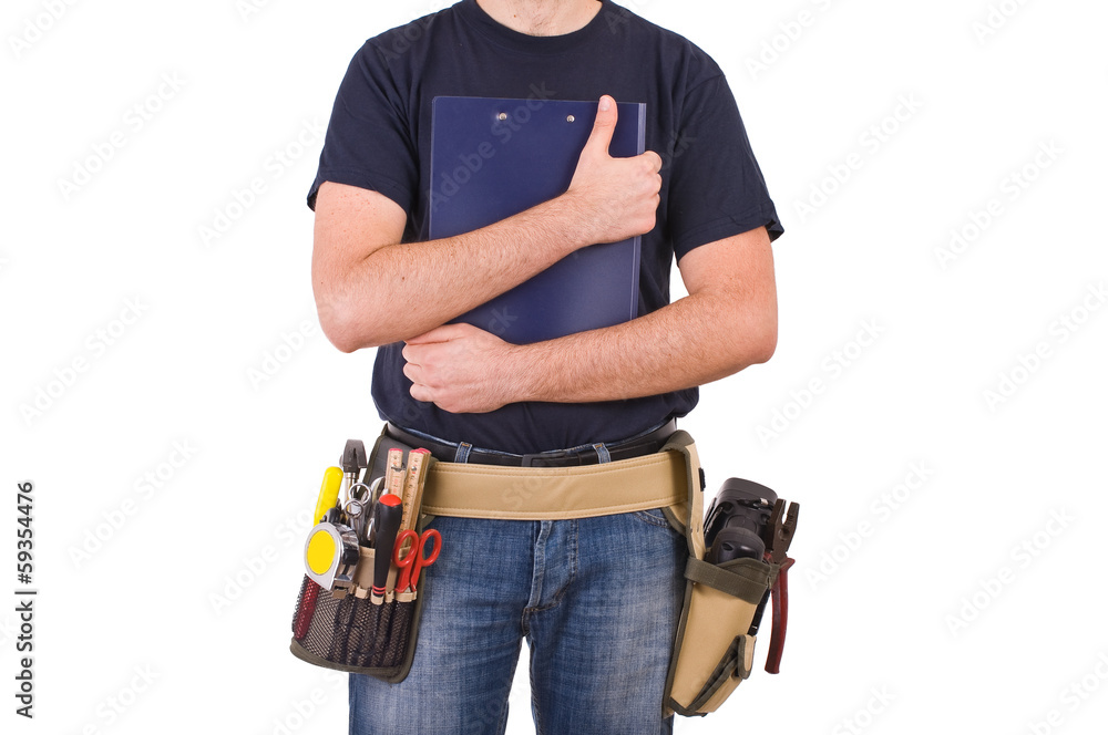 Blue collar worker. Blue collar worker.
