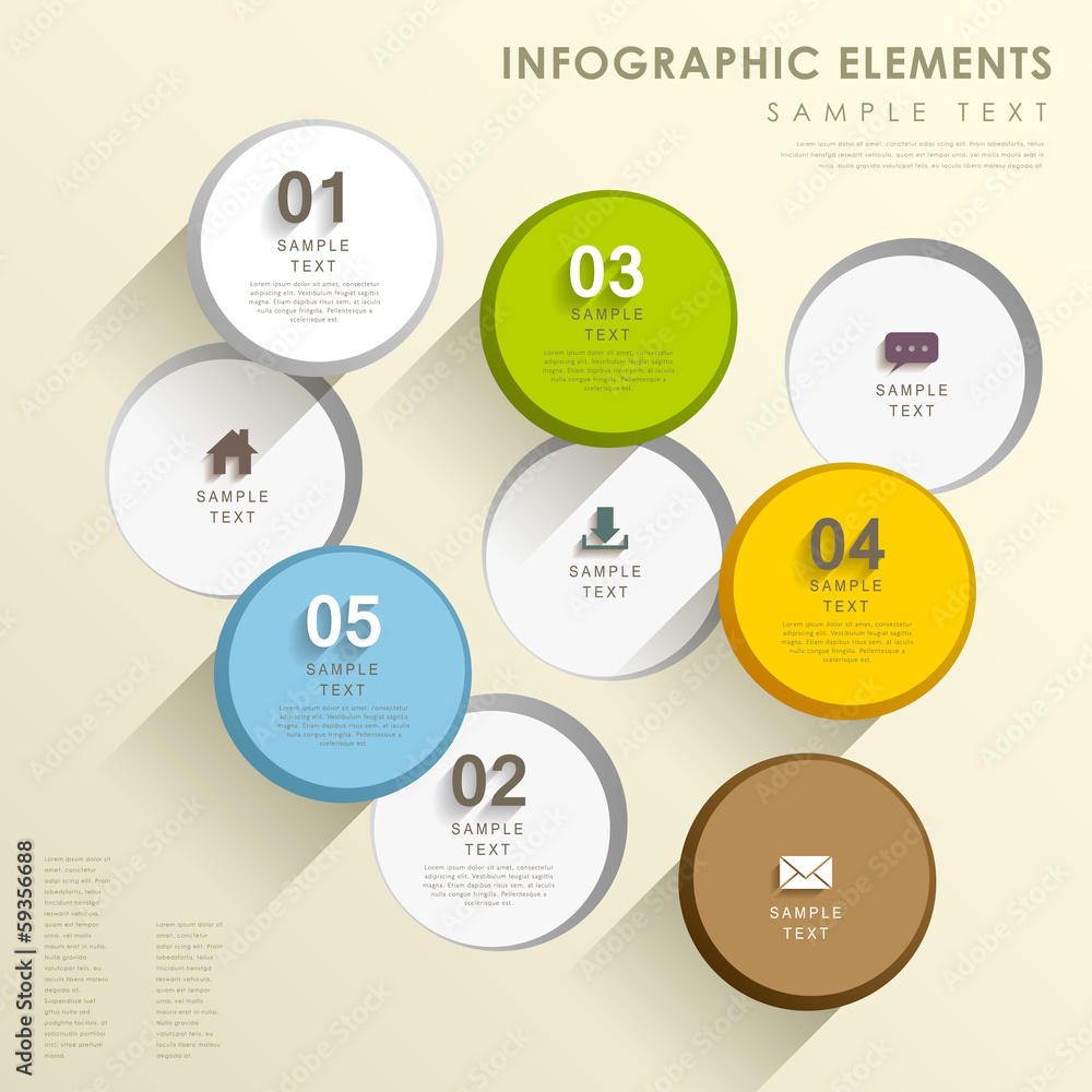 abstract circle infographics abstract circle infographics
