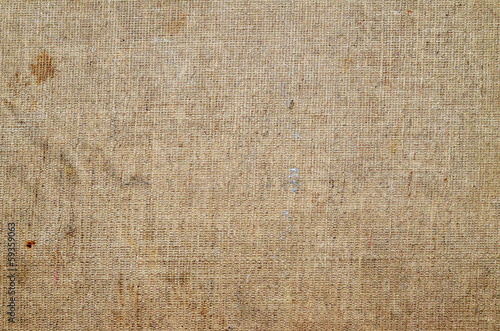 old canvas detail