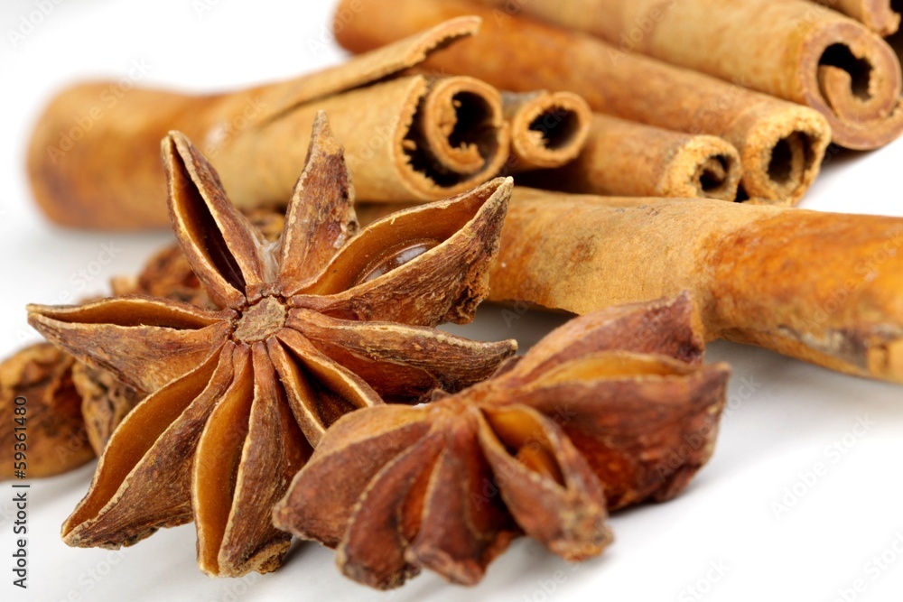 anise with cinnamon anise with cinnamon