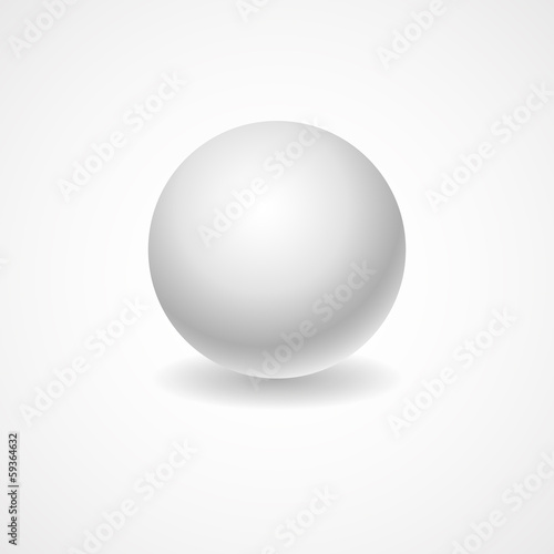 A white globe on a light background lighting for your design