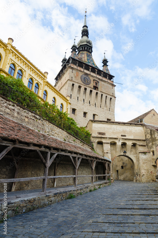 Sighisoara Clock Tower and Old Women's Passage