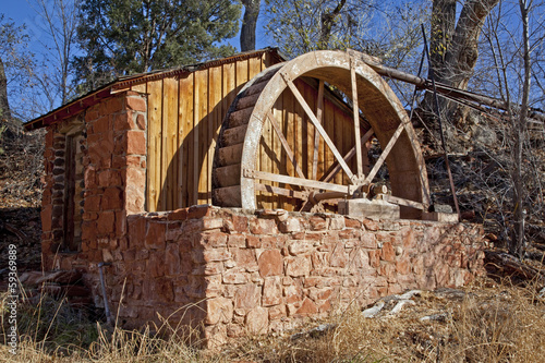 Old Brick Water Mill in Sedona