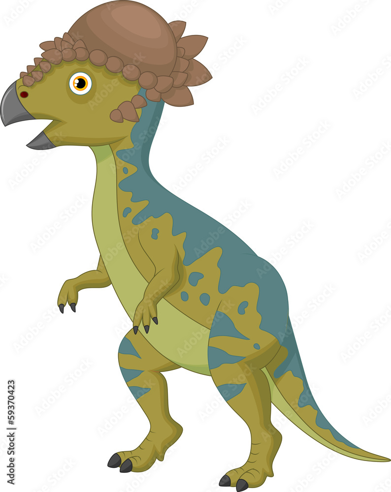Pachycephalosaurus cartoon