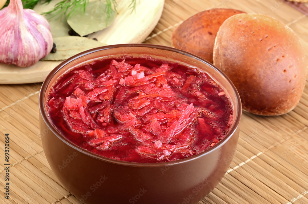 Red borscht soup Red borscht soup