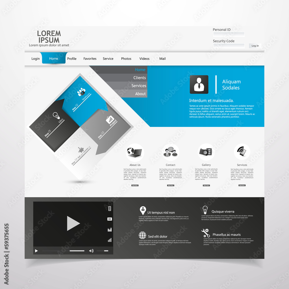 Modern Clean Website Template Modern Clean Website Template
